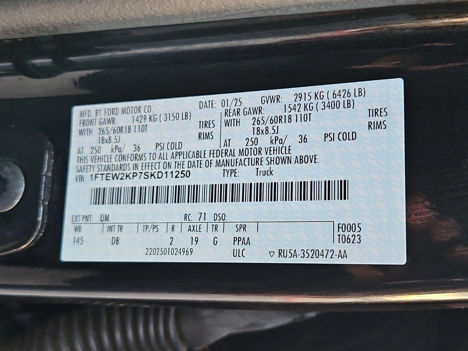 2025 Ford F-150 STX 2WD SuperCrew 5.5' Box