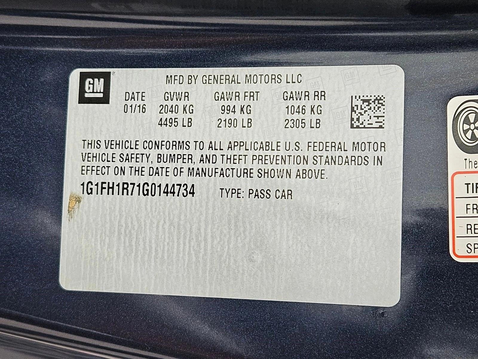 2016 Chevrolet Camaro 2dr Coupe 2SS