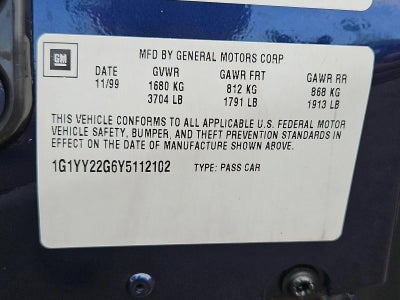 2000 Chevrolet Corvette Base