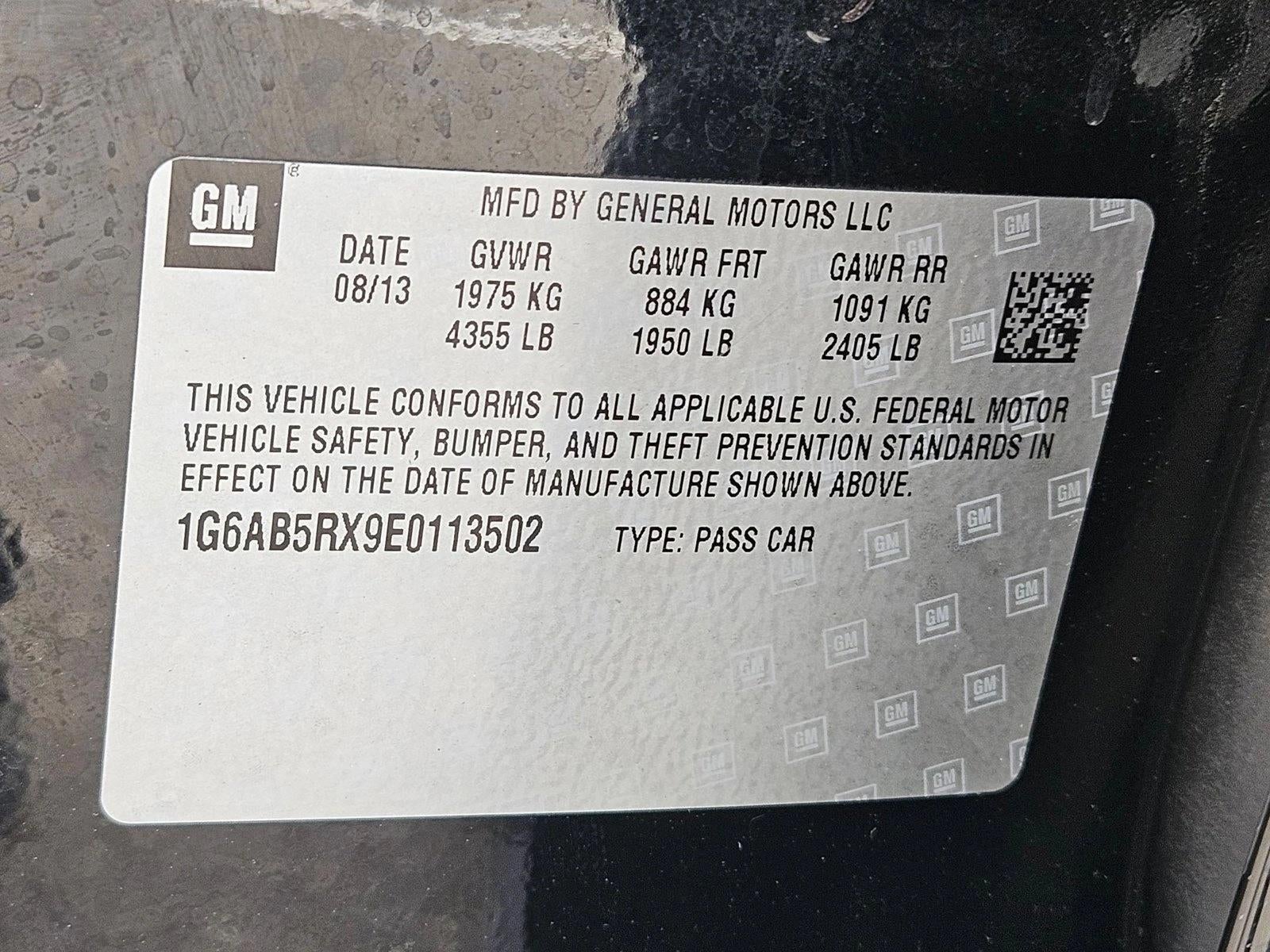 2014 Cadillac ATS 2.0L I4 RWD Luxury