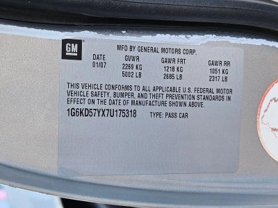 2007 Cadillac DTS 4dr Sdn V8