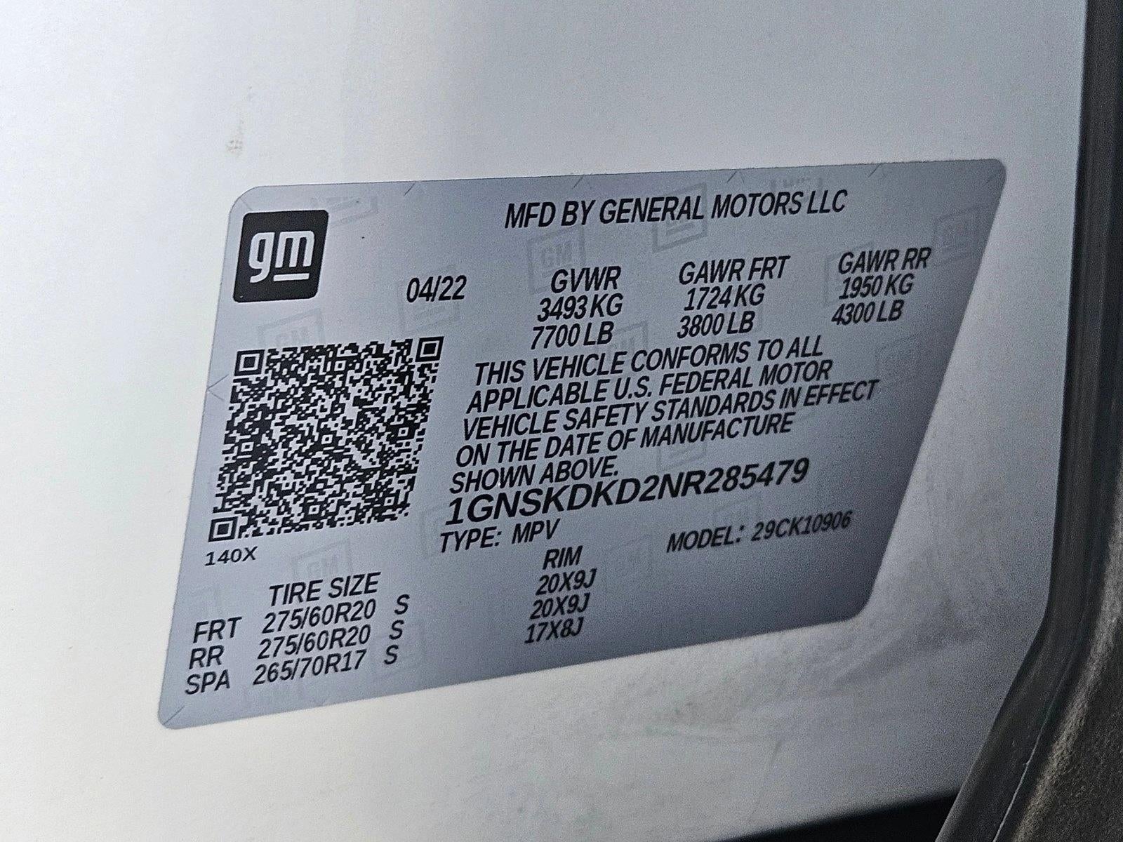 2022 Chevrolet Suburban 4WD Z71