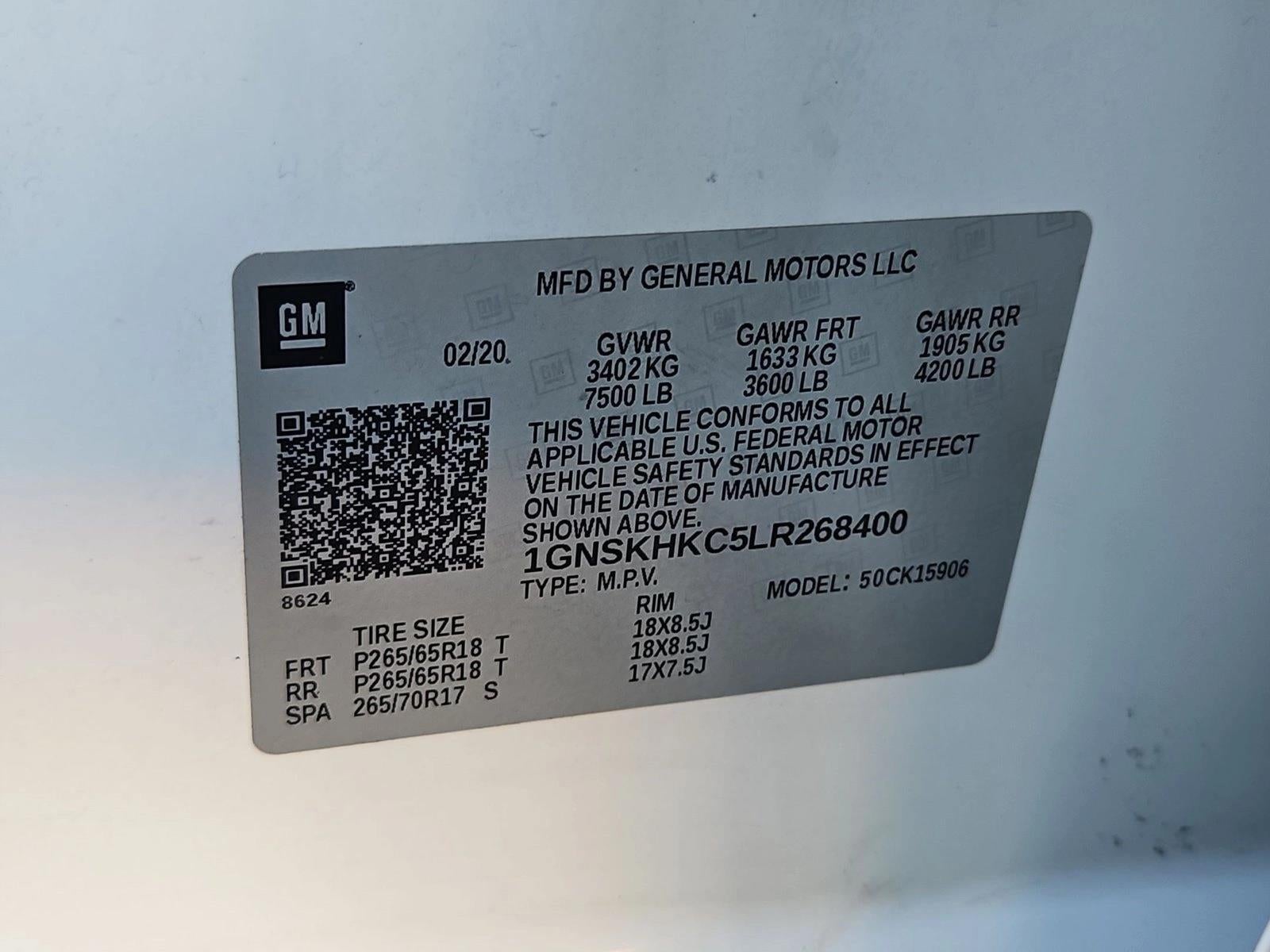 2020 Chevrolet Suburban 4WD LT