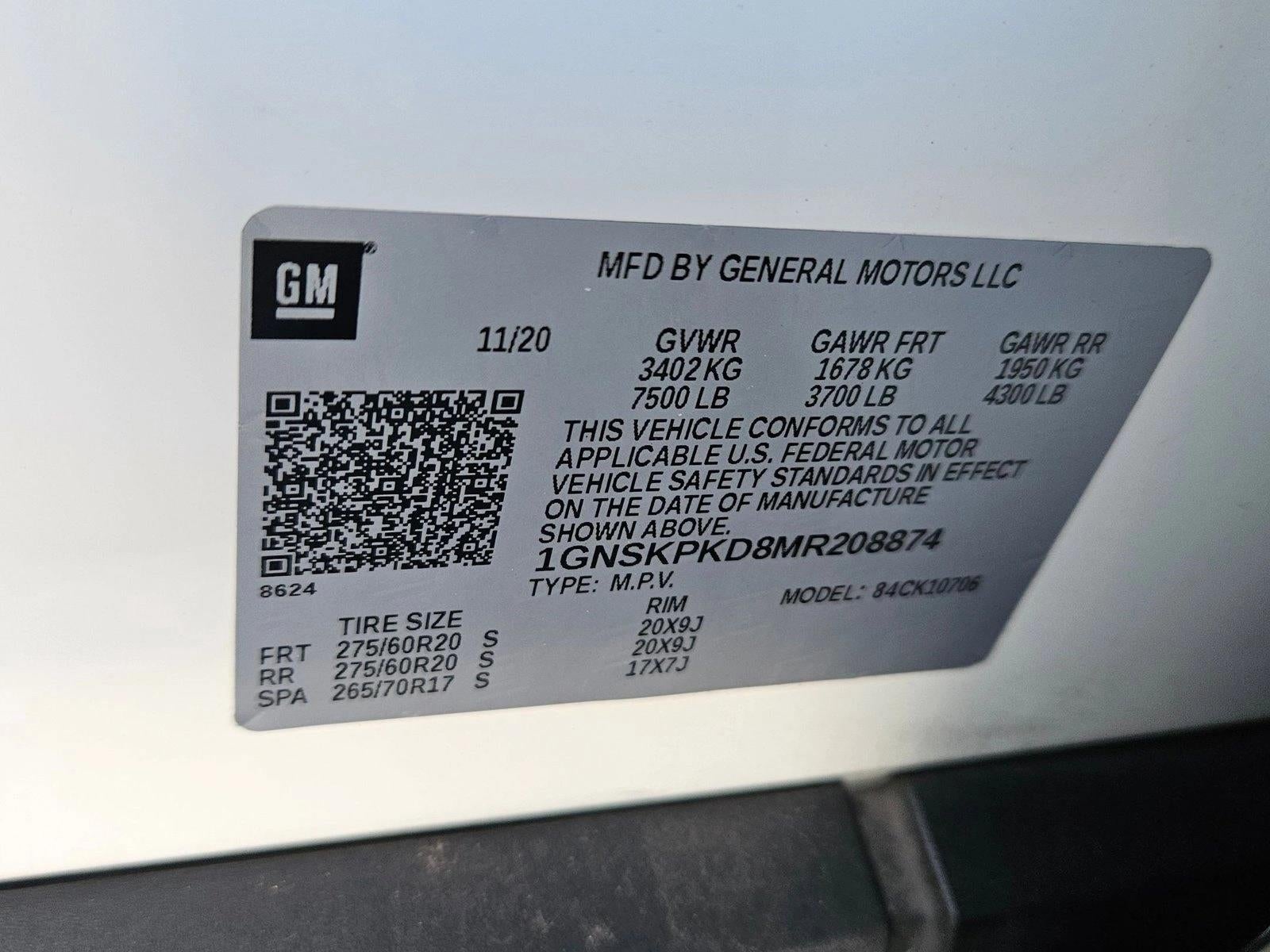 2021 Chevrolet Tahoe 4WD Z71