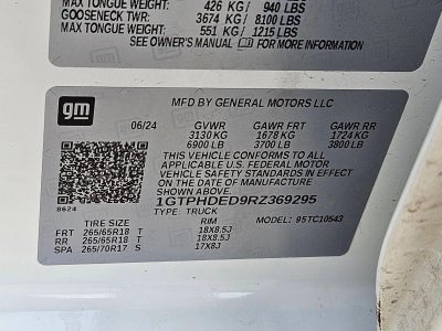 2024 GMC Sierra 1500 Crew Cab Short Box 2-Wheel Drive SLT