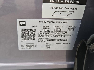 2025 Cadillac LYRIQ 4dr Luxury w/1SD