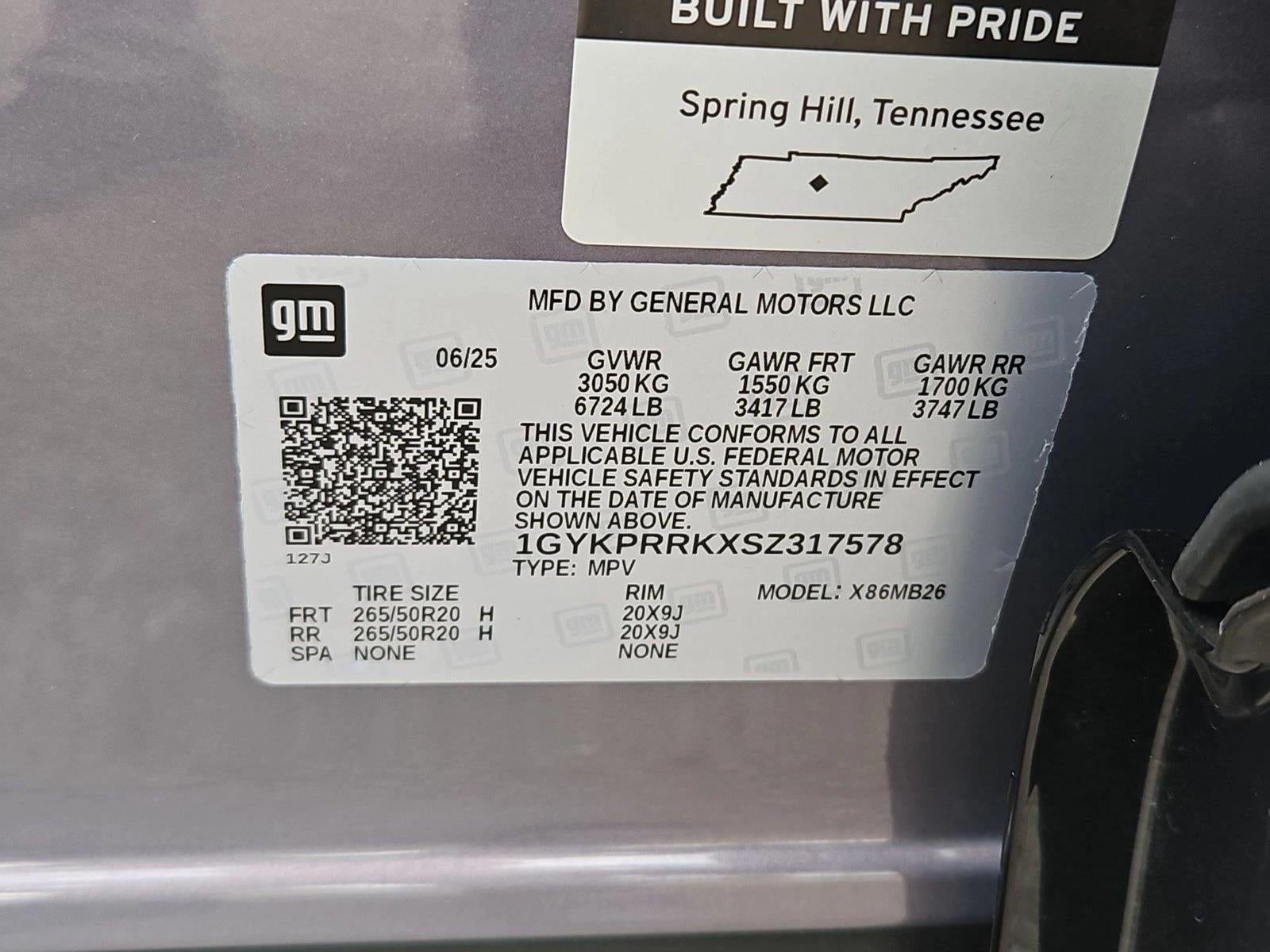 2025 Cadillac LYRIQ 4dr Luxury w/1SD