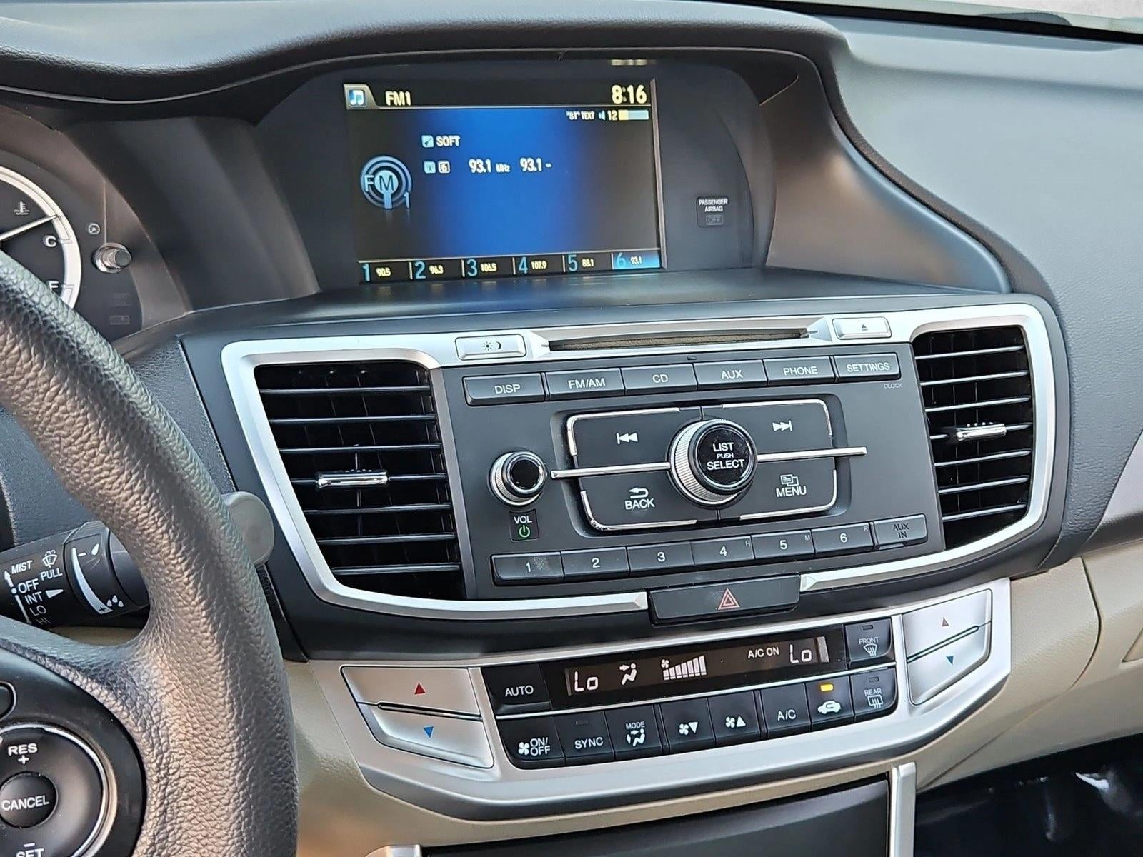 2014 Honda Accord Sedan LX CVT PZEV