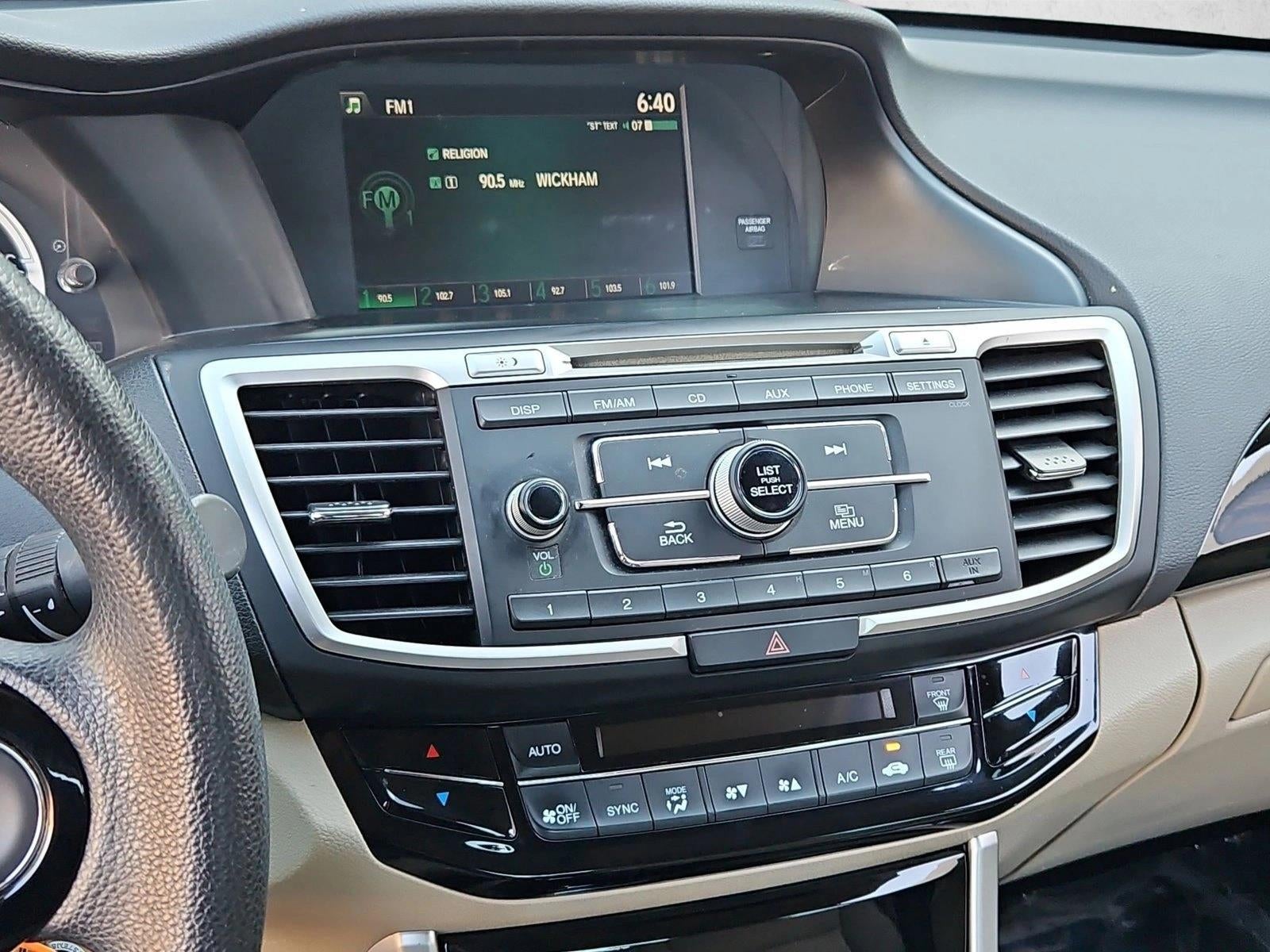 2016 Honda Accord Sedan LX CVT PZEV