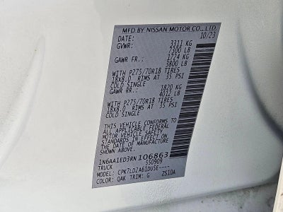 2024 Nissan Titan 4x4 Crew Cab PRO-4X