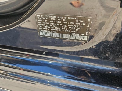2018 Volkswagen Passat 2.0T SEL Premium Auto