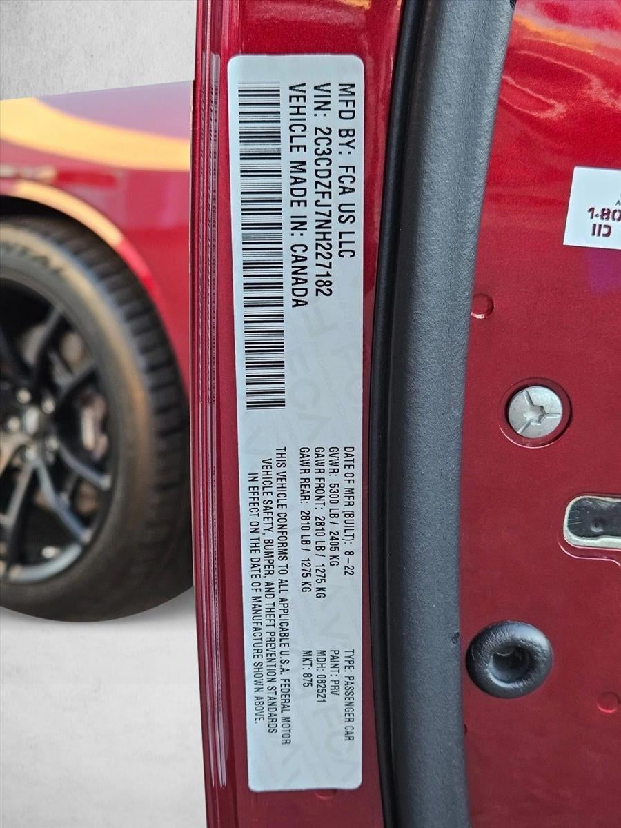 2022 Dodge Challenger R/T Scat Pack RWD