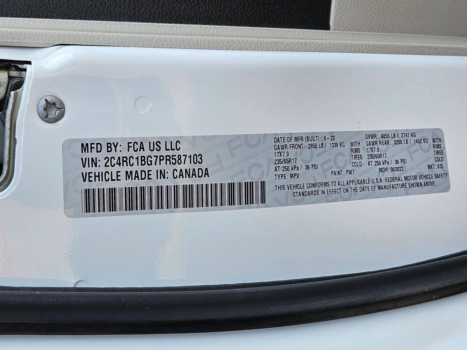 2023 Chrysler Pacifica Touring L FWD