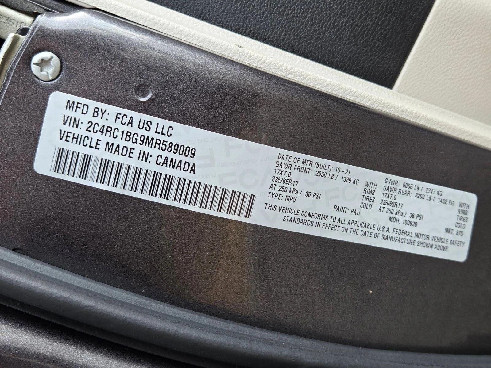 2021 Chrysler Pacifica Touring L FWD