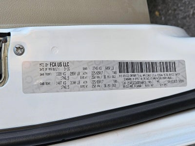 2016 Dodge Grand Caravan 4dr Wgn SXT