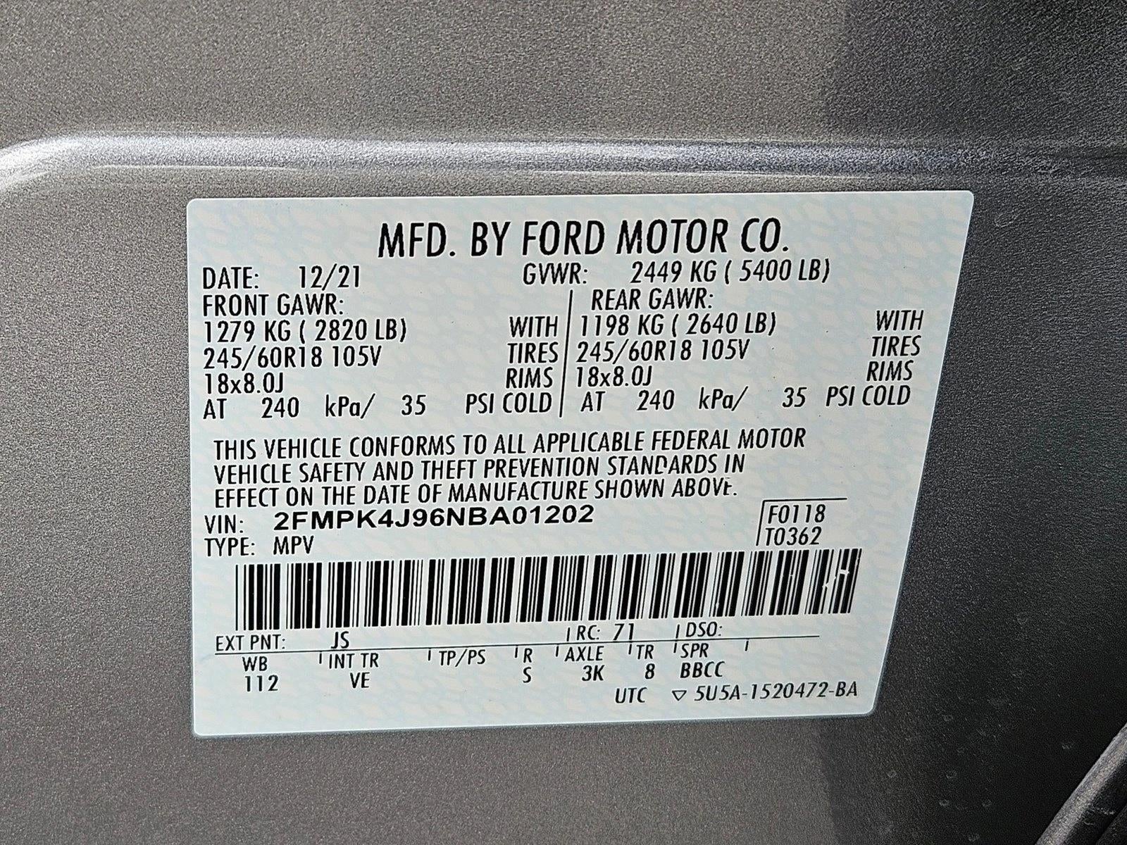 2022 Ford Edge SEL AWD