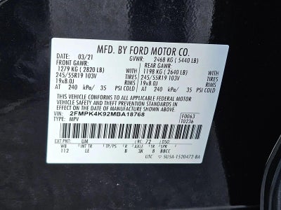 2021 Ford Edge Titanium AWD