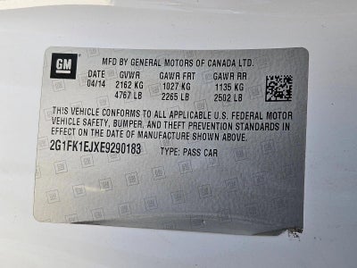 2014 Chevrolet Camaro 2dr Cpe SS w/2SS