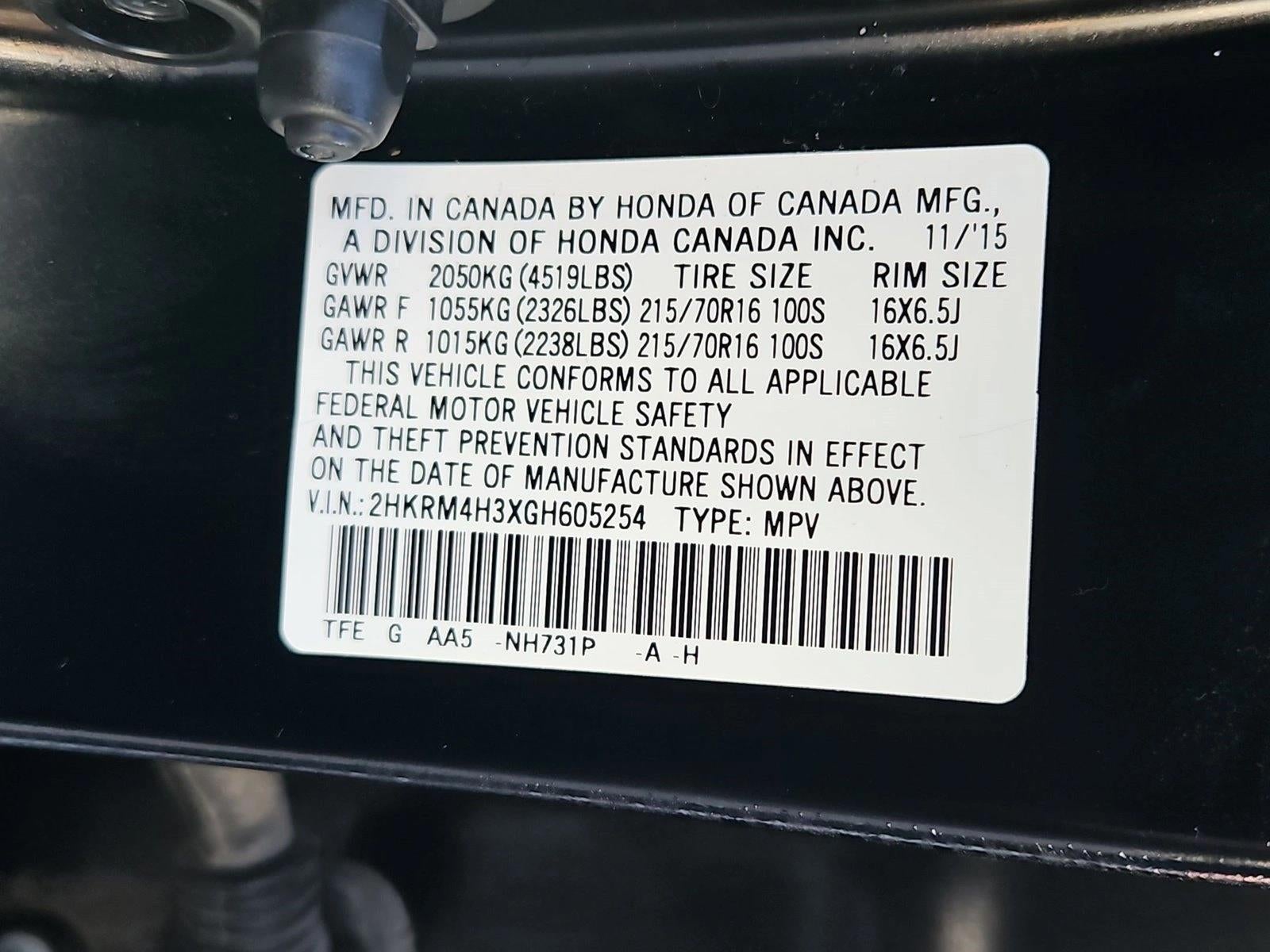 2016 Honda CR-V LX AWD