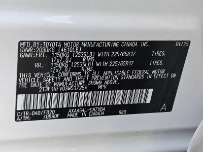 2025 Toyota RAV4 LE AWD (Natl)