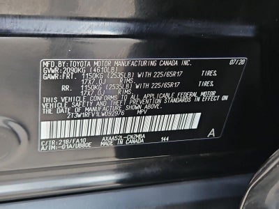 2020 Toyota RAV4 XLE FWD (Natl)