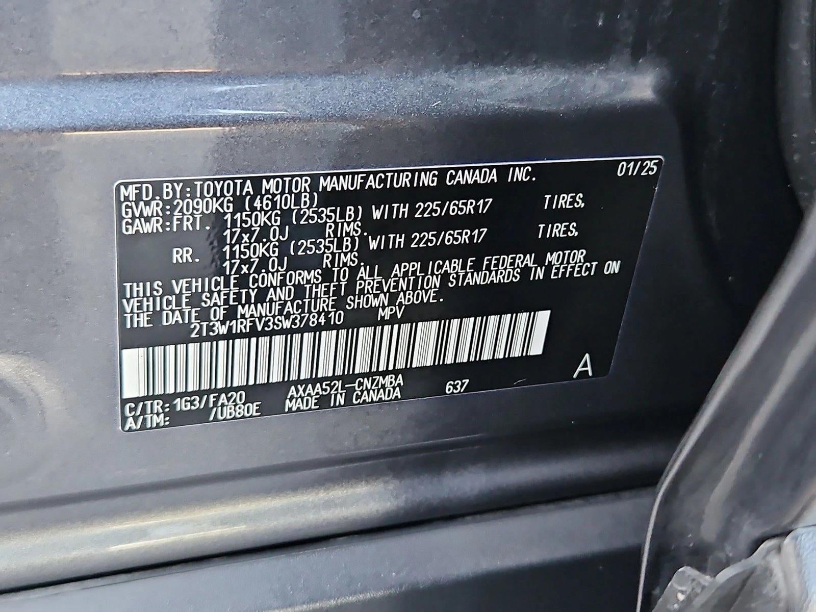 2025 Toyota RAV4 XLE FWD (GS)