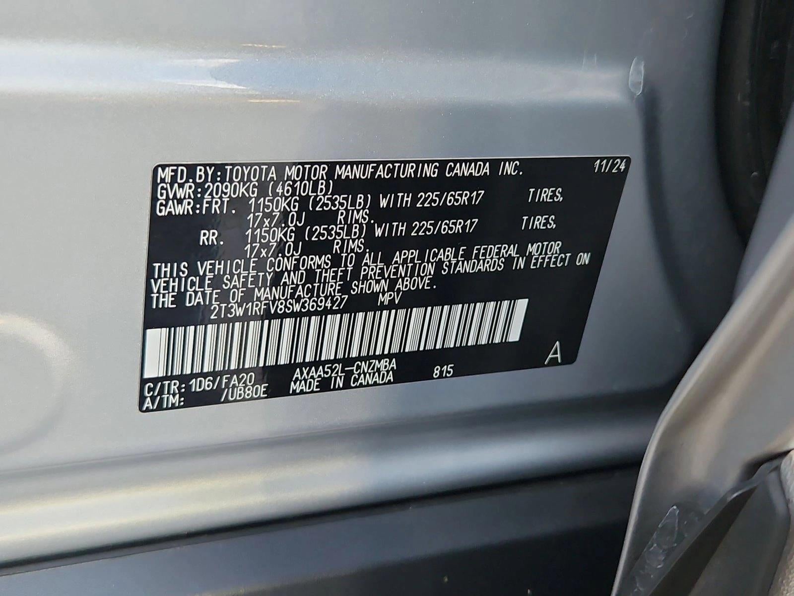 2025 Toyota RAV4 XLE FWD (GS)