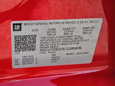 2020 Chevrolet Silverado 1500 Crew Cab Short Box 4-Wheel Drive LT