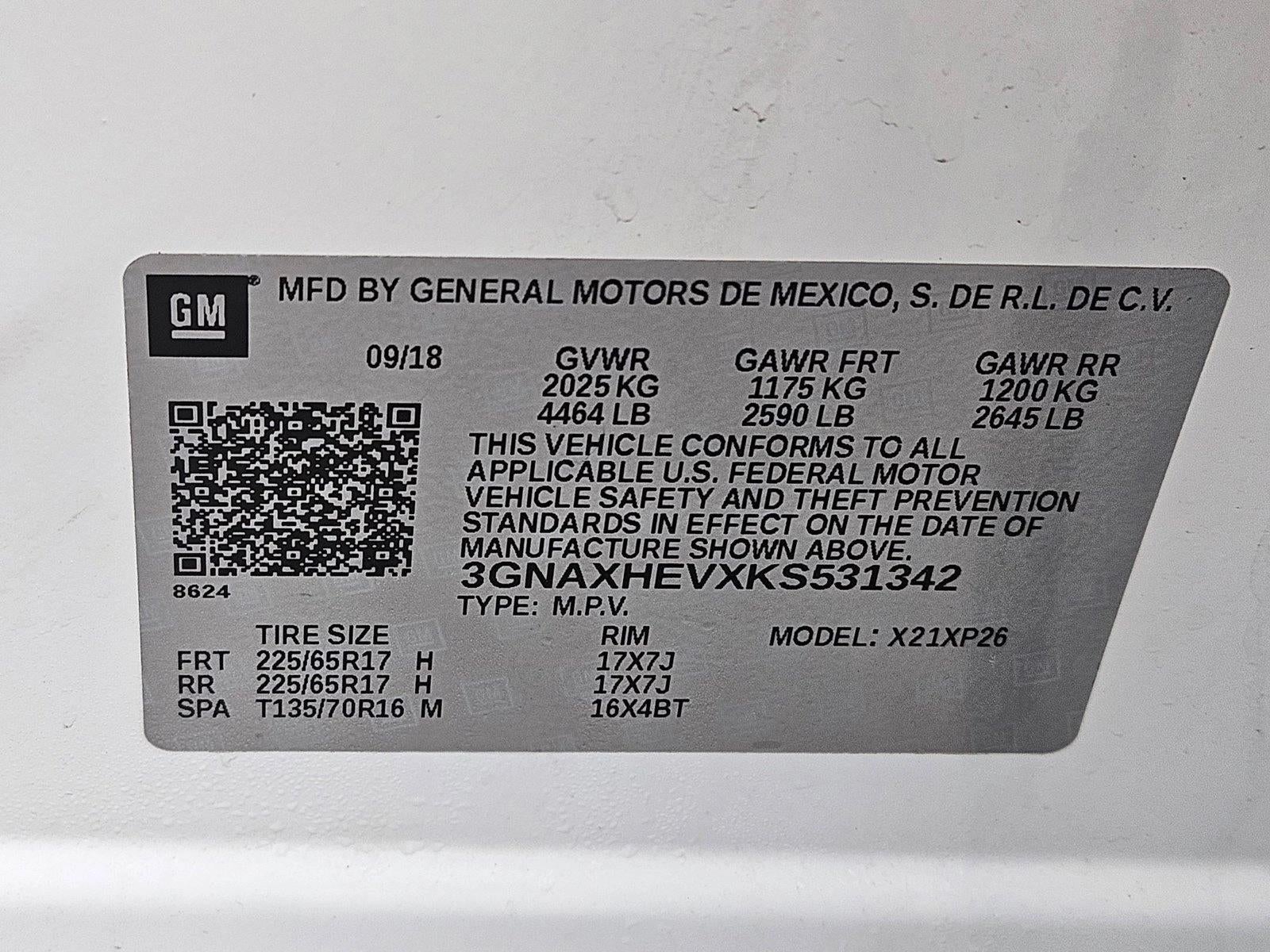 2019 Chevrolet Equinox FWD LS