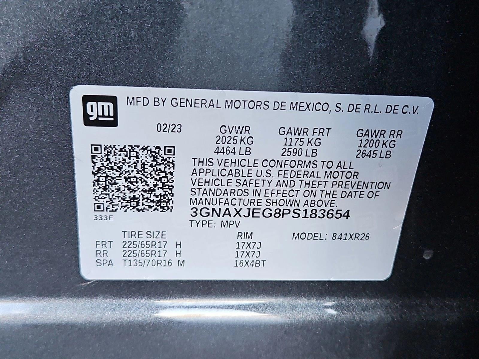 2023 Chevrolet Equinox FWD 4dr LT w/2FL