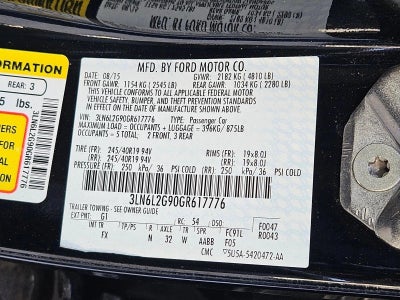 2016 Lincoln MKZ 4dr Sdn FWD