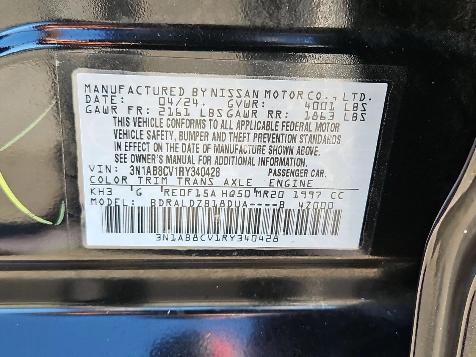 2024 Nissan Sentra SV CVT