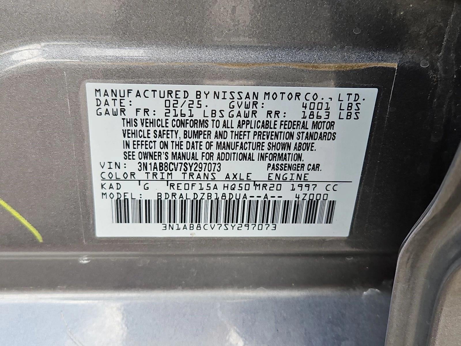 2025 Nissan Sentra SV CVT