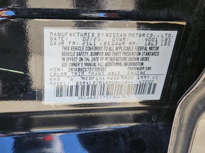 2025 Nissan Sentra SV CVT