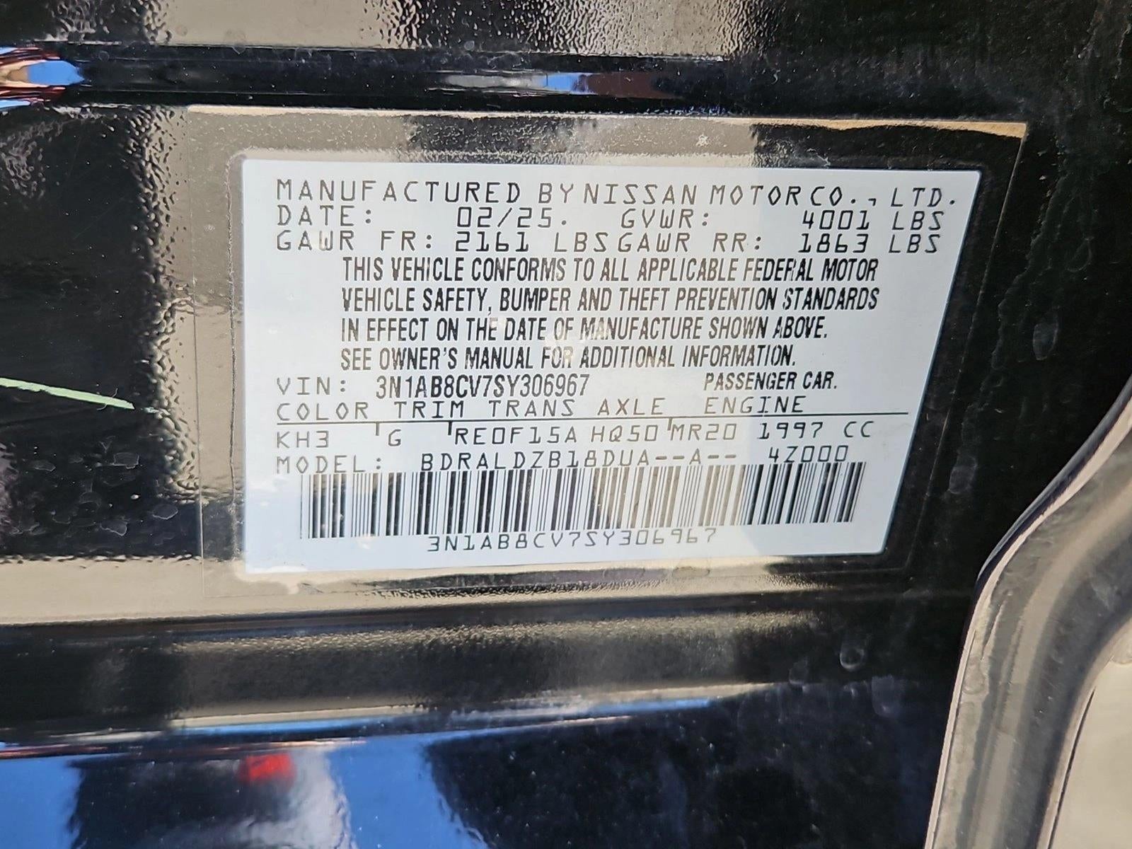 2025 Nissan Sentra SV CVT