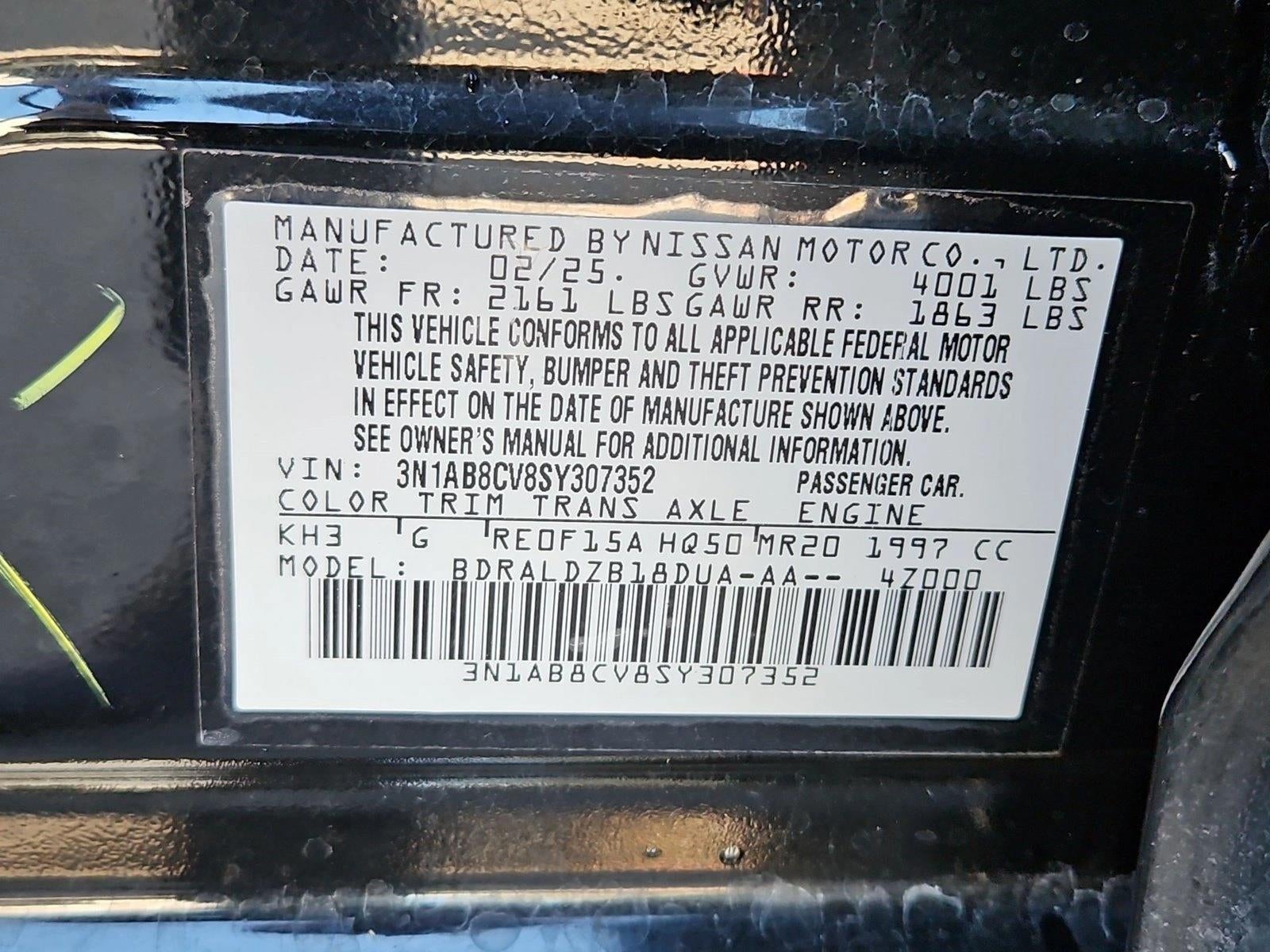 2025 Nissan Sentra SV CVT
