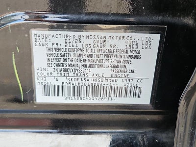 2025 Nissan Sentra SV CVT