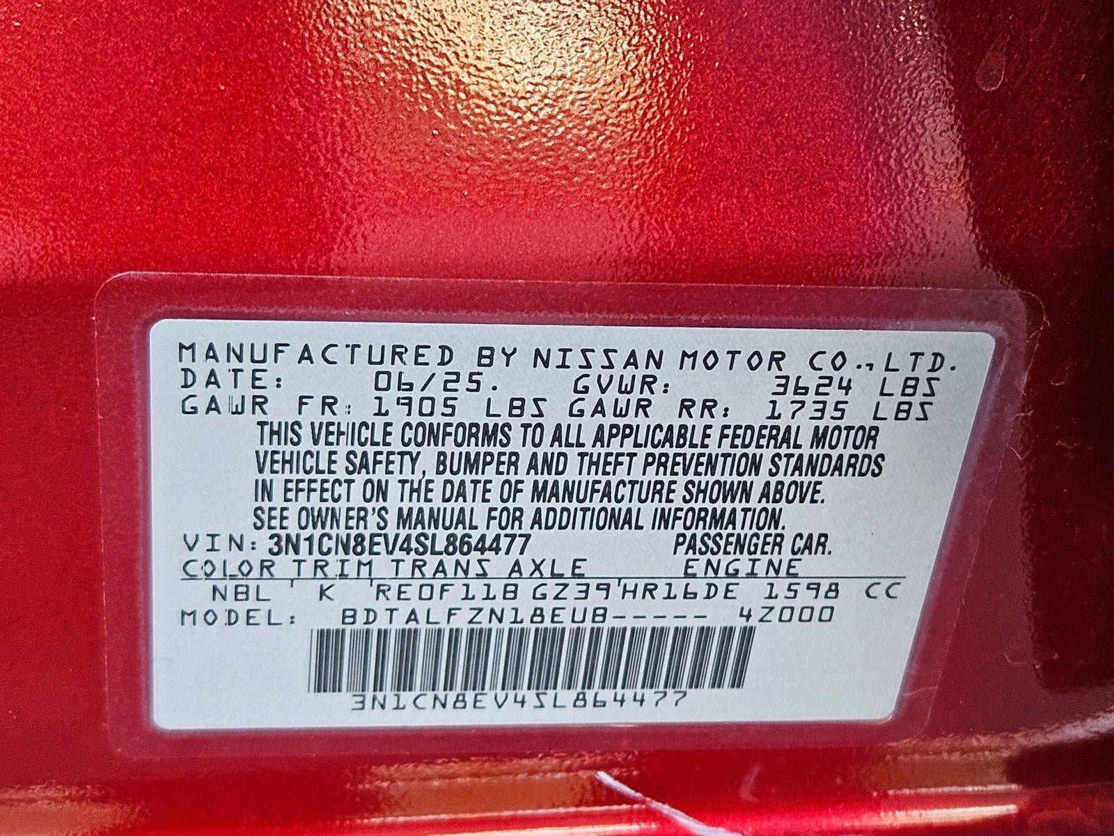 2025 Nissan Versa SV CVT