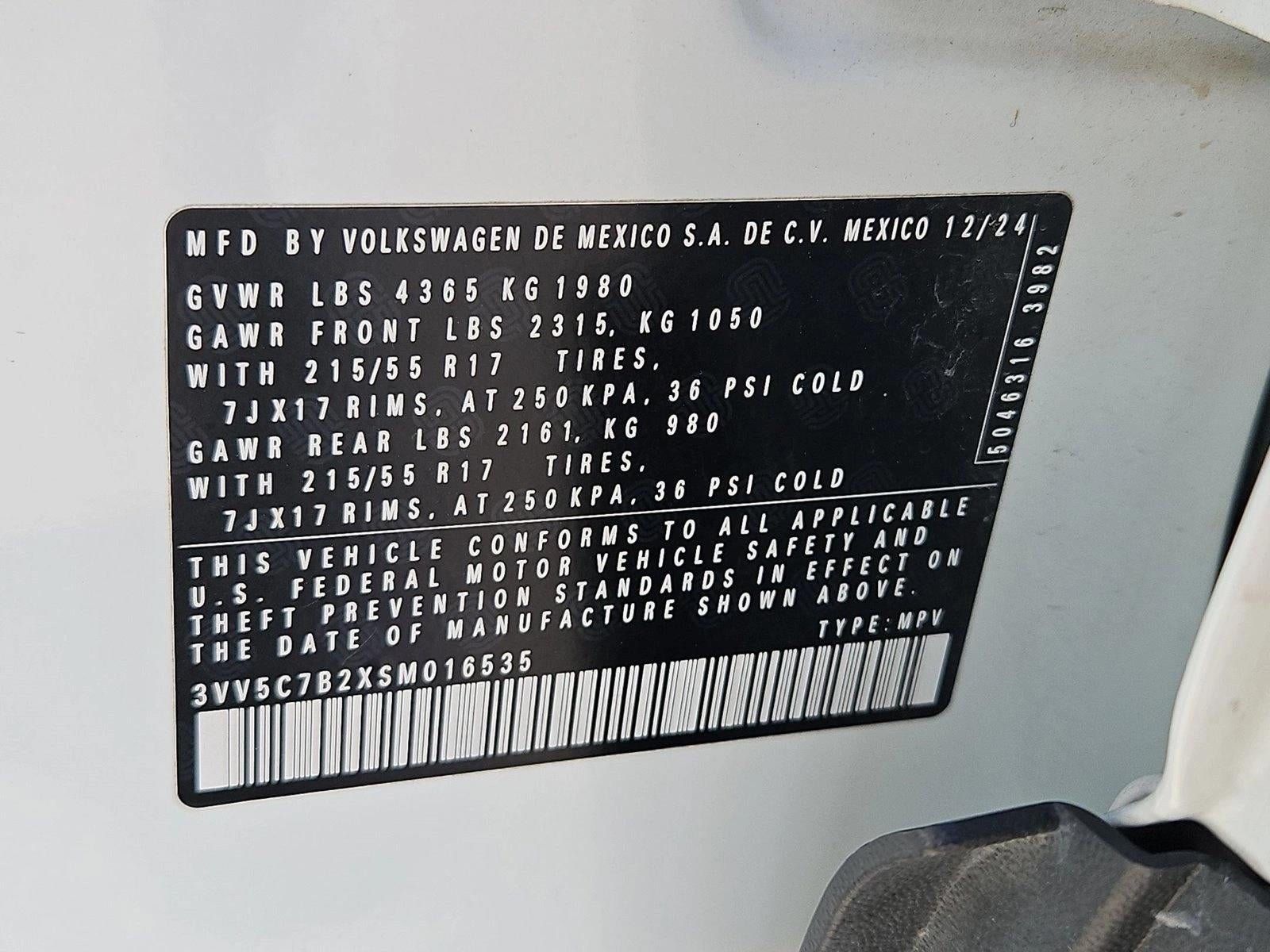 2025 Volkswagen Taos S FWD