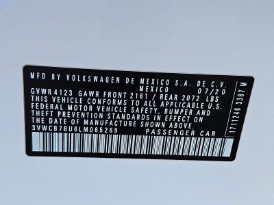 2020 Volkswagen Jetta SE Auto w/ULEV