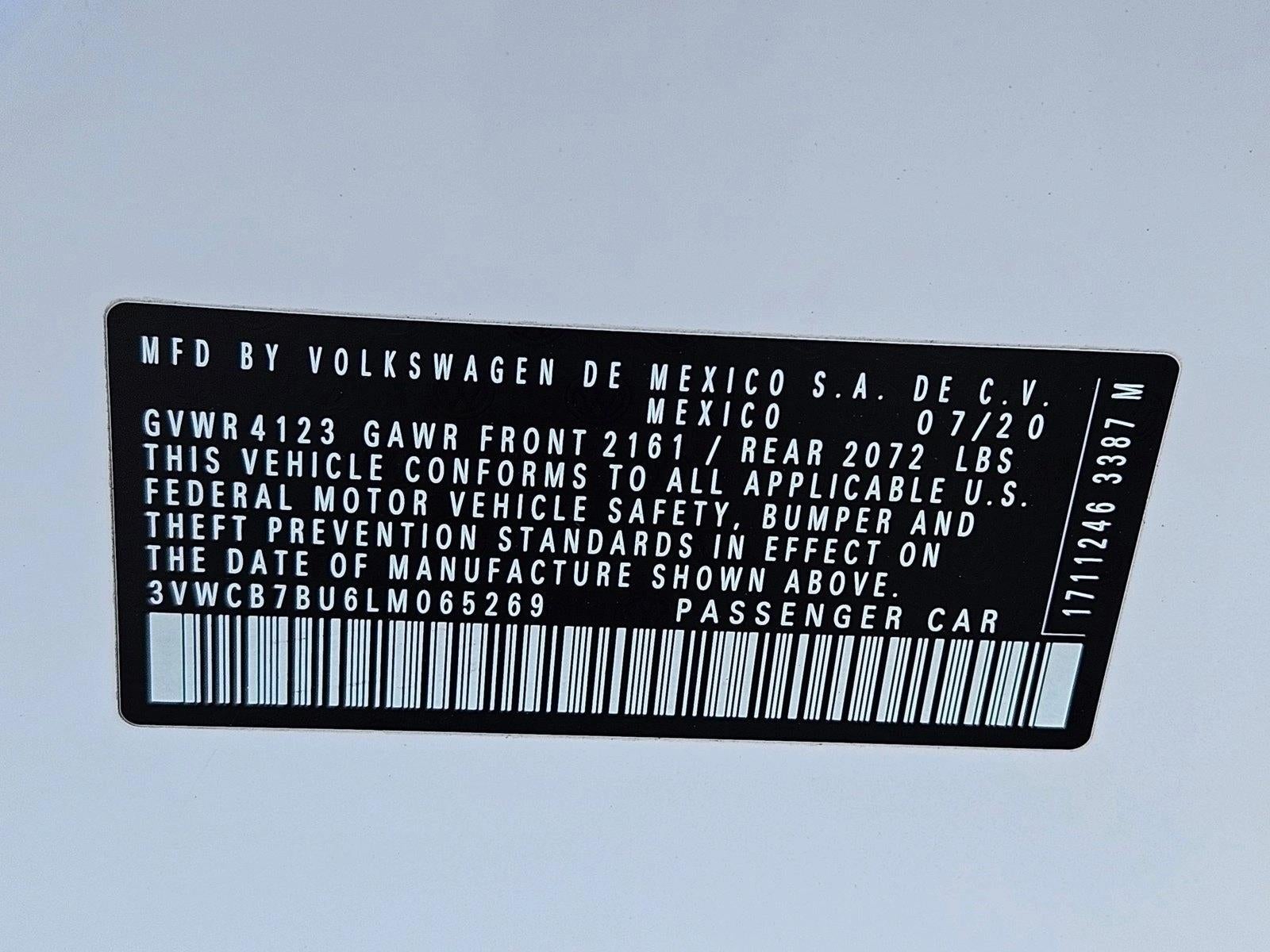 2020 Volkswagen Jetta SE Auto w/ULEV