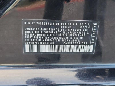 2024 Volkswagen Jetta SE Auto