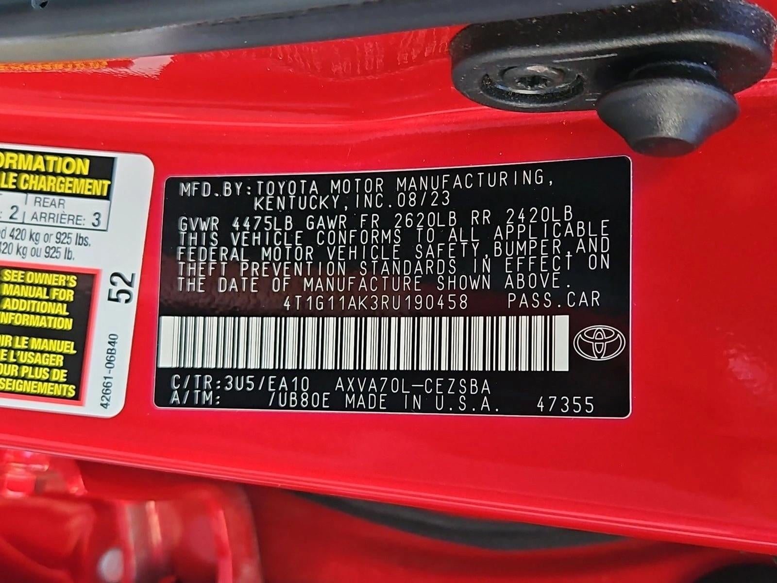 2024 Toyota Camry SE Auto (SE)