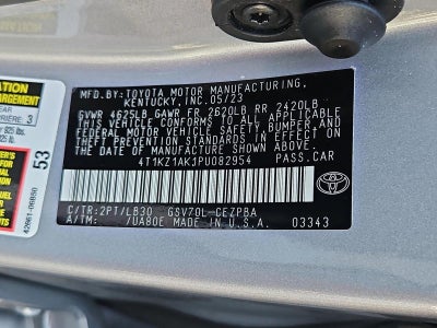 2023 Toyota Camry XSE V6 Auto (Natl)