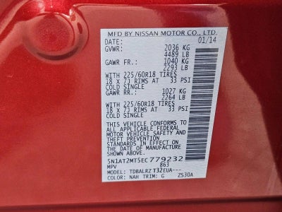 2014 Nissan Rogue FWD 4dr SL