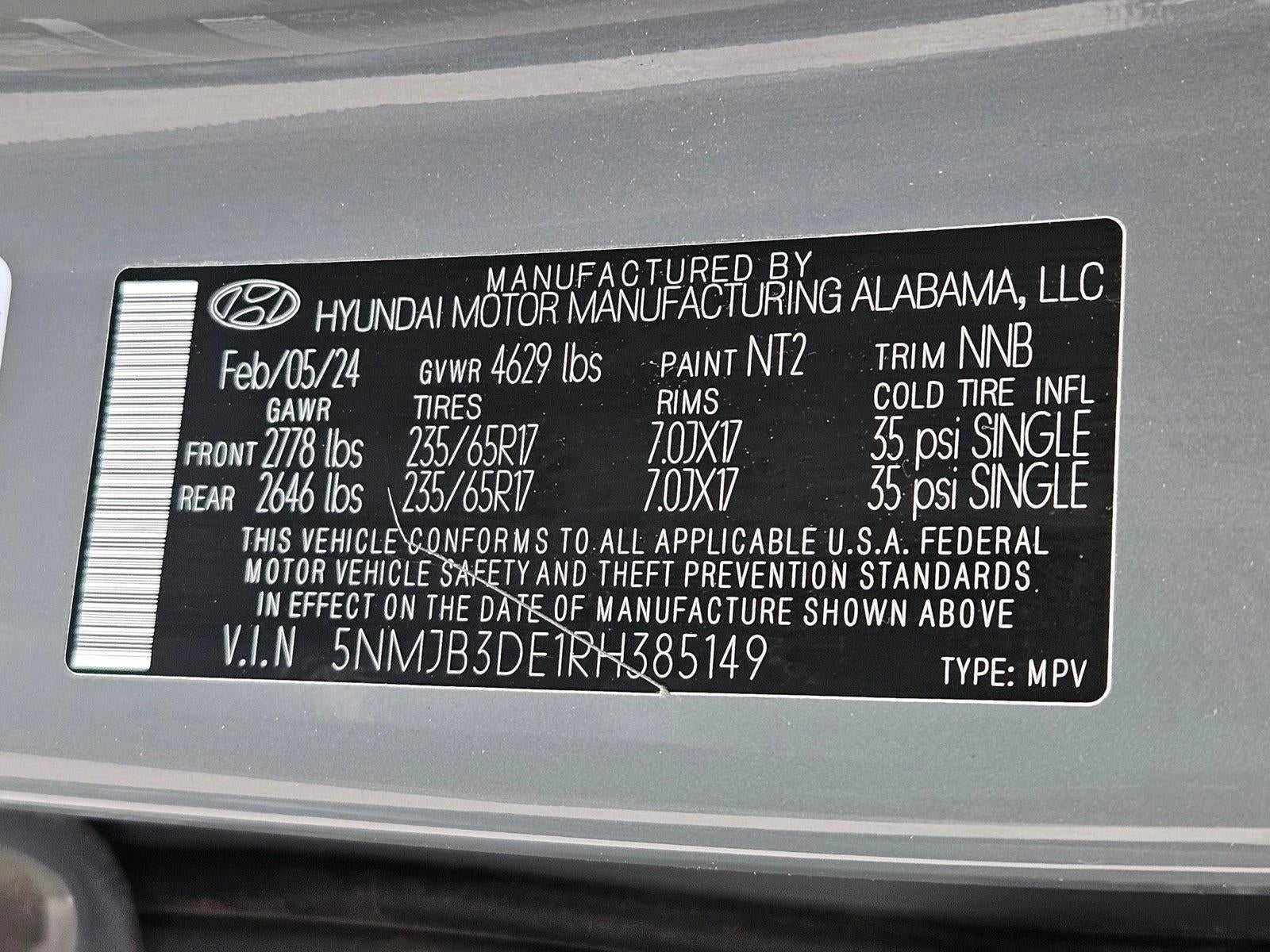 2024 Hyundai TUCSON SEL FWD *Ltd Avail*