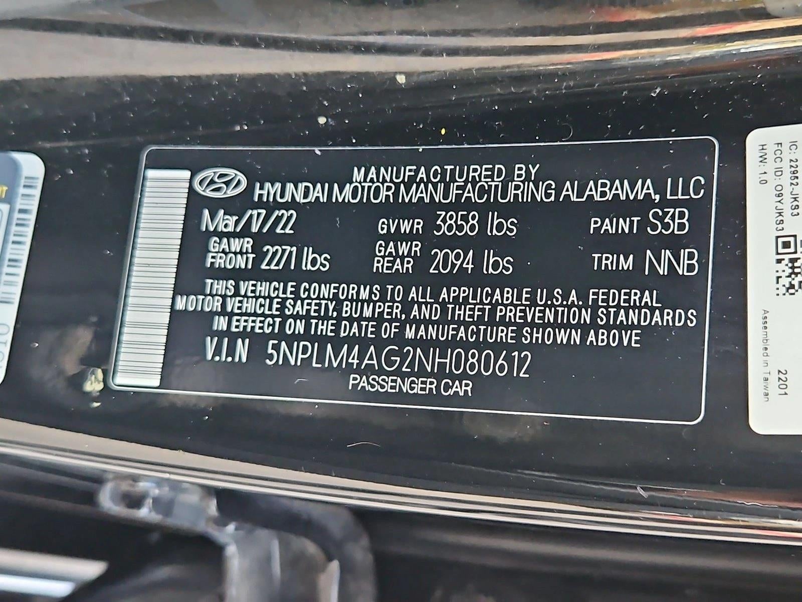 2022 Hyundai ELANTRA SEL IVT