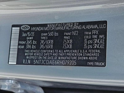 2024 Hyundai SANTA CRUZ SEL AWD