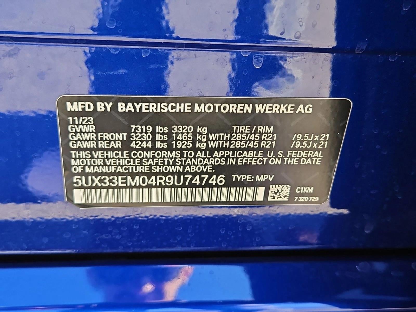 2024 BMW X7 M60i Sports Activity Vehicle