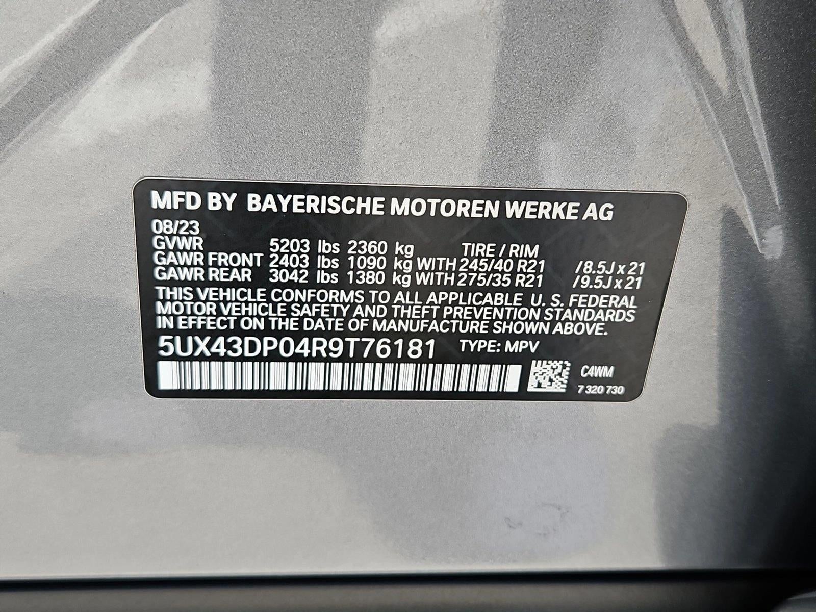 2024 BMW X3 sDrive30i Sports Activity Vehicle